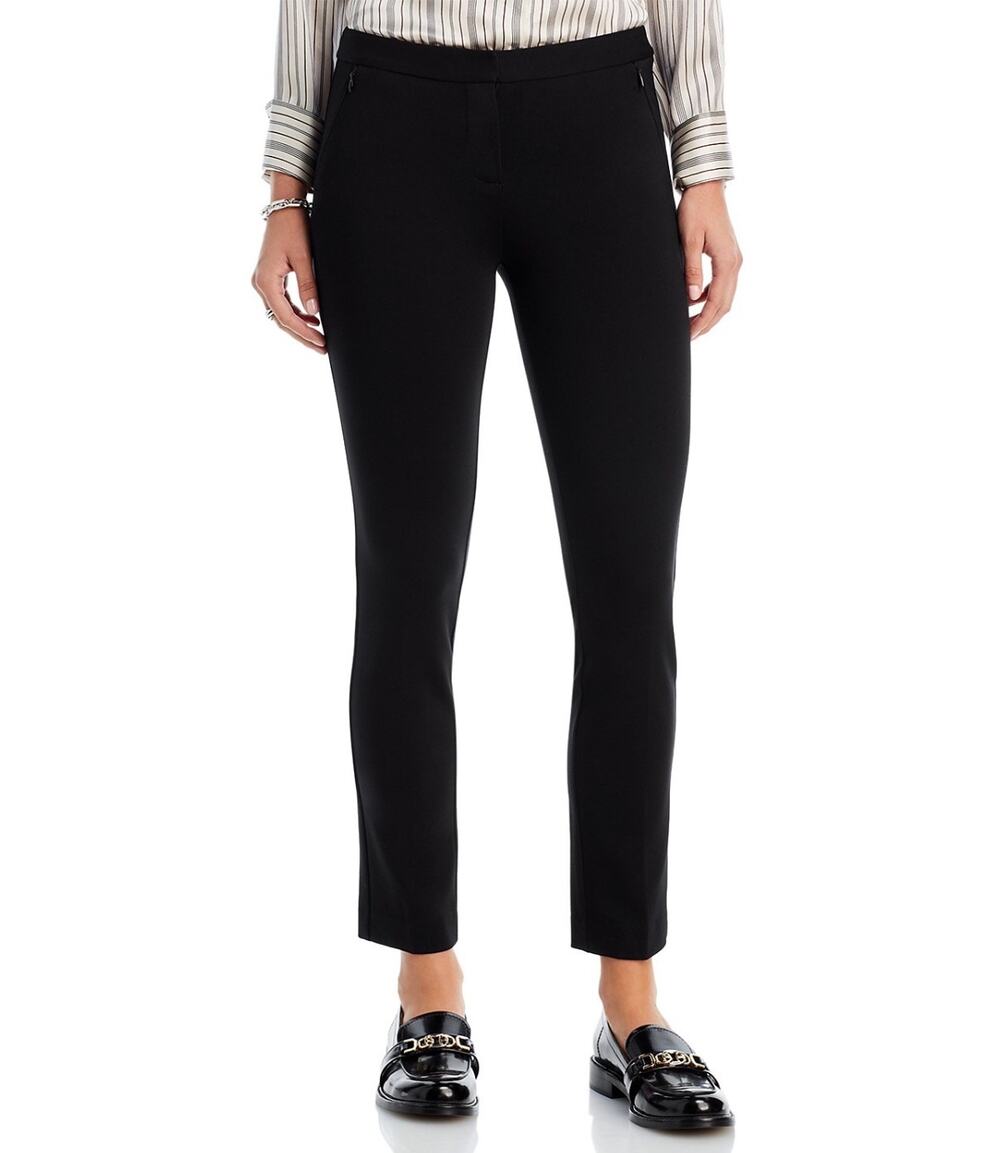 Kobi Halperin Alexandra Stretch Ankle Pants Size 8 Black Knit Slim Trouser